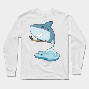 Shark Field hockey Hockey stick Sports Long Sleeve T-Shirt